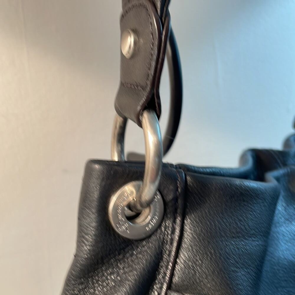 B. Makowsky black leather bag - Picture 3 of 10